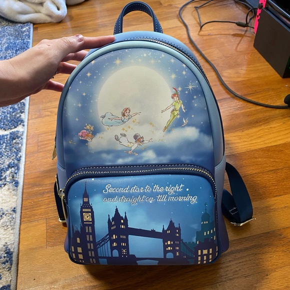 Loungefly Peter Pan flight mini backpack - Picture 1 of 9